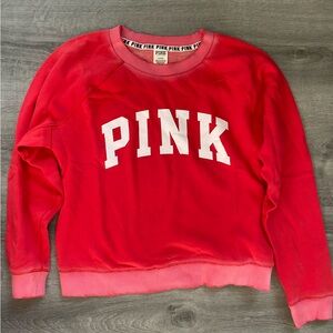 Red PINK Sweatshirt